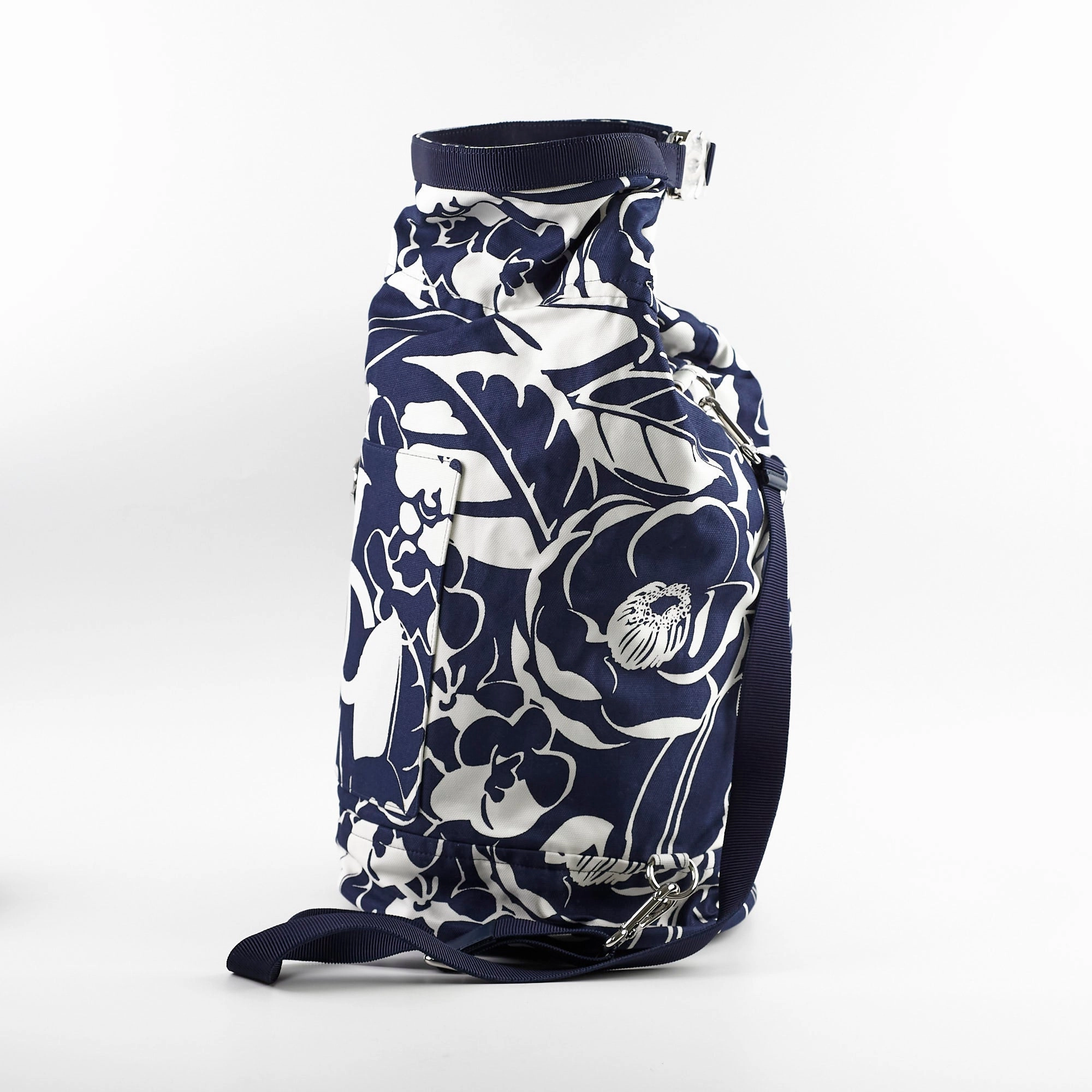 Chanel Coco Beach Backpack Blue/White 31 Series