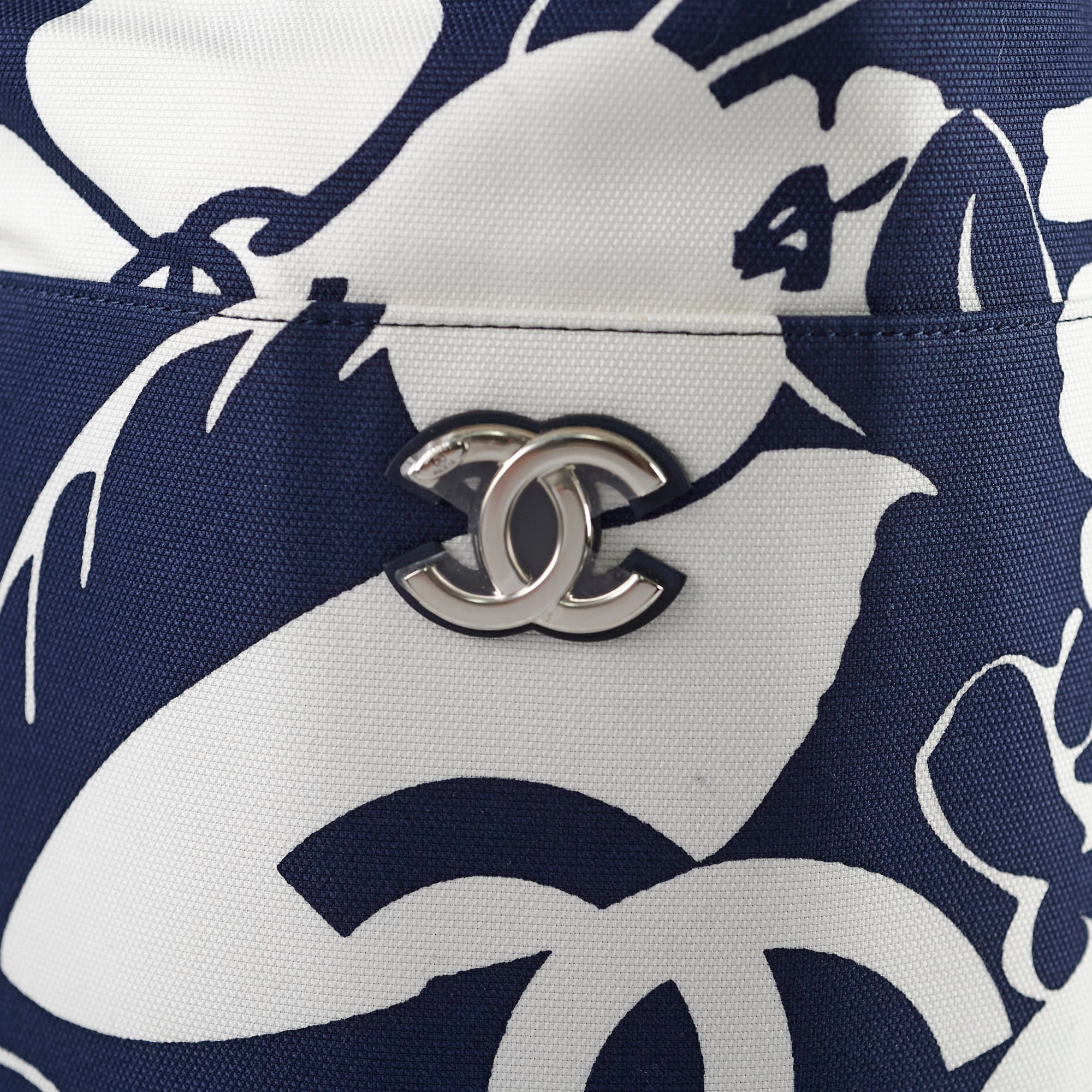 Chanel Coco Beach Backpack Blue/White 31 Series