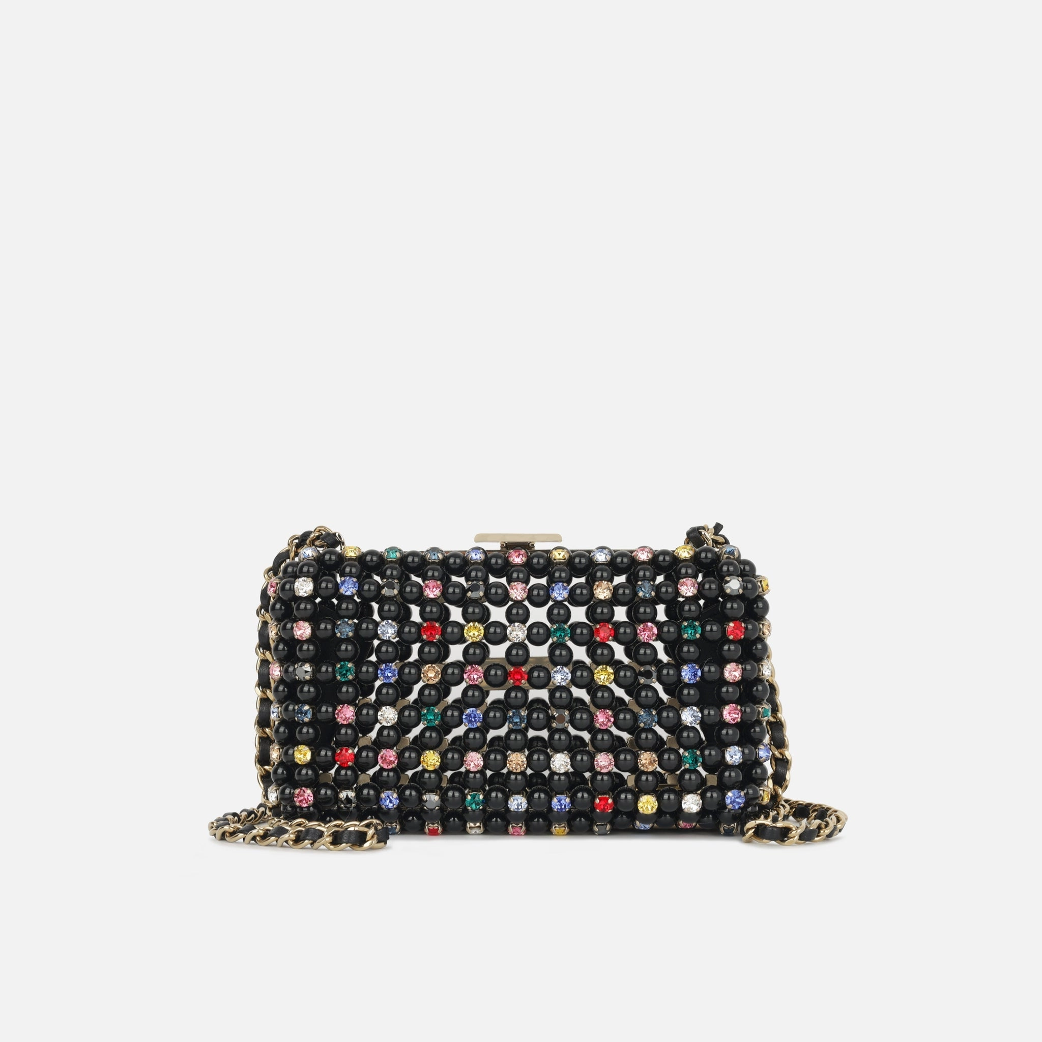 Chanel Cruise 23 Glass Pearls Evening Bag