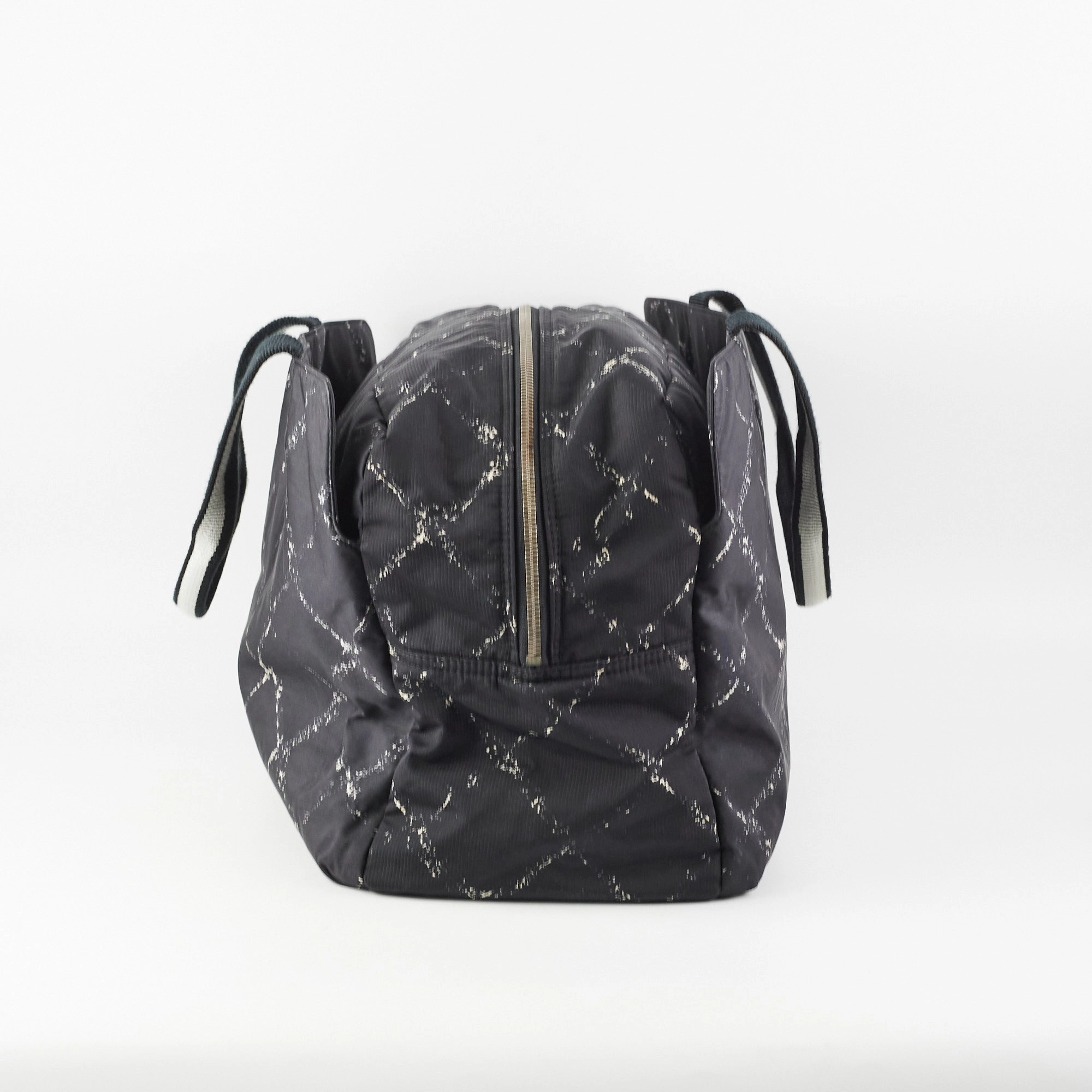 Chanel Diamond - Print Tote Bag Black