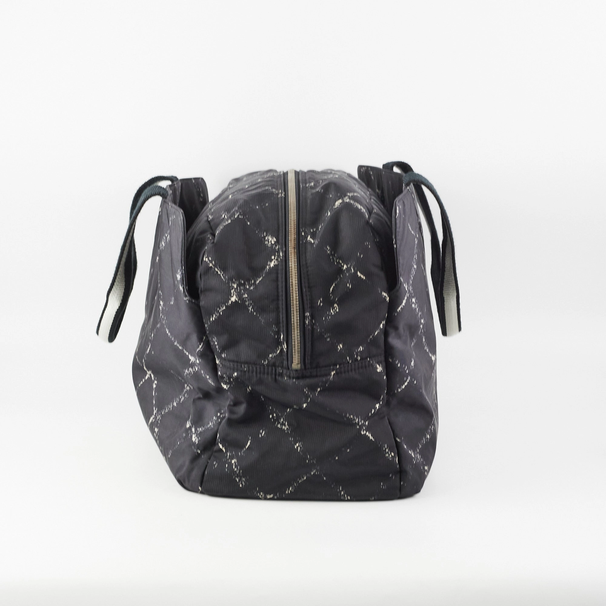 Chanel Diamond - Print Tote Bag Black