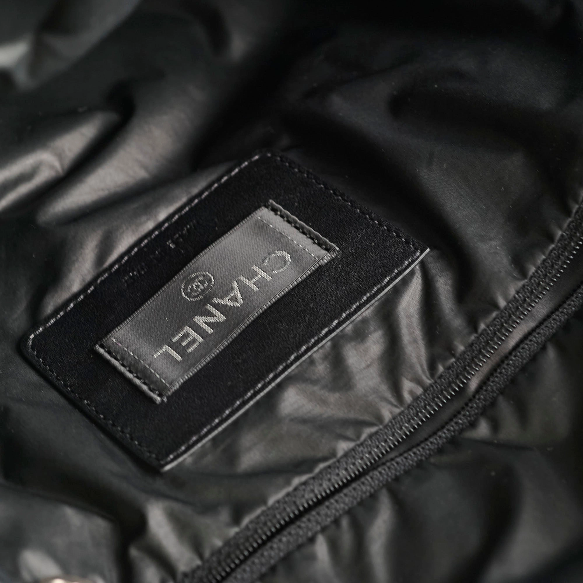 Chanel Doudonne Nylon/Tweed Backpack Black 26 Series