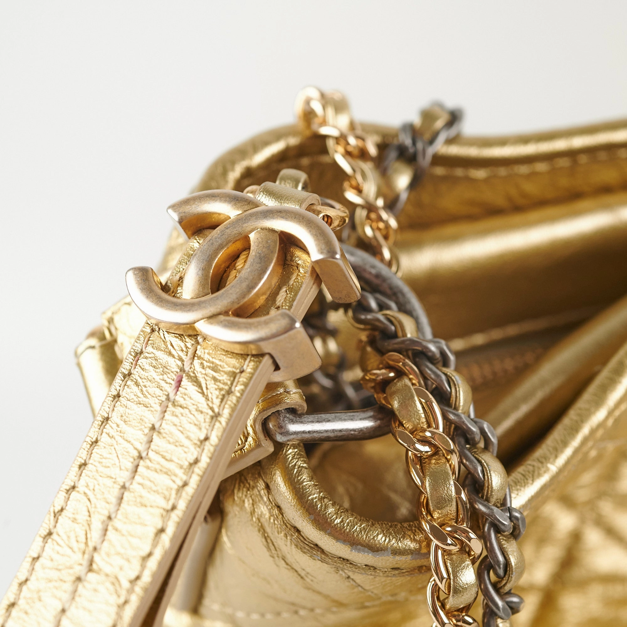 Chanel Gabrielle Hobo Large Gold