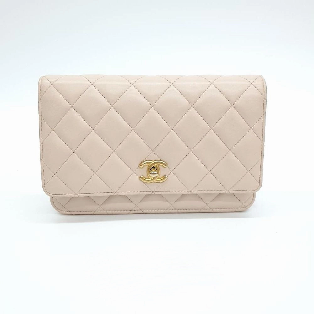 Chanel Lambskin Golden Ball Woc Mini Crossbody Bag (2841142)
