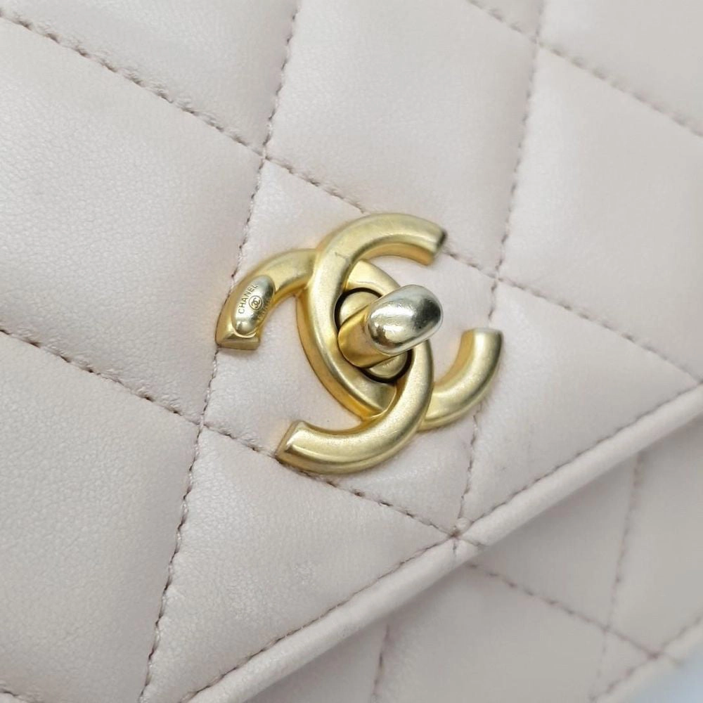 Chanel Lambskin Golden Ball Woc Mini Crossbody Bag (2841142)