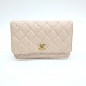 Chanel Lambskin Golden Ball Woc Mini Crossbody Bag (2841142)