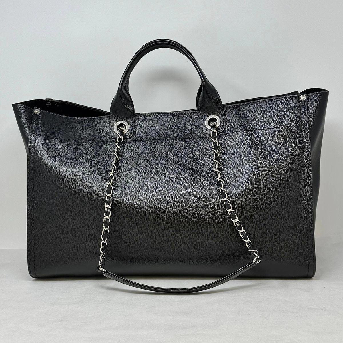 Chanel Large Studded Deauville Tote