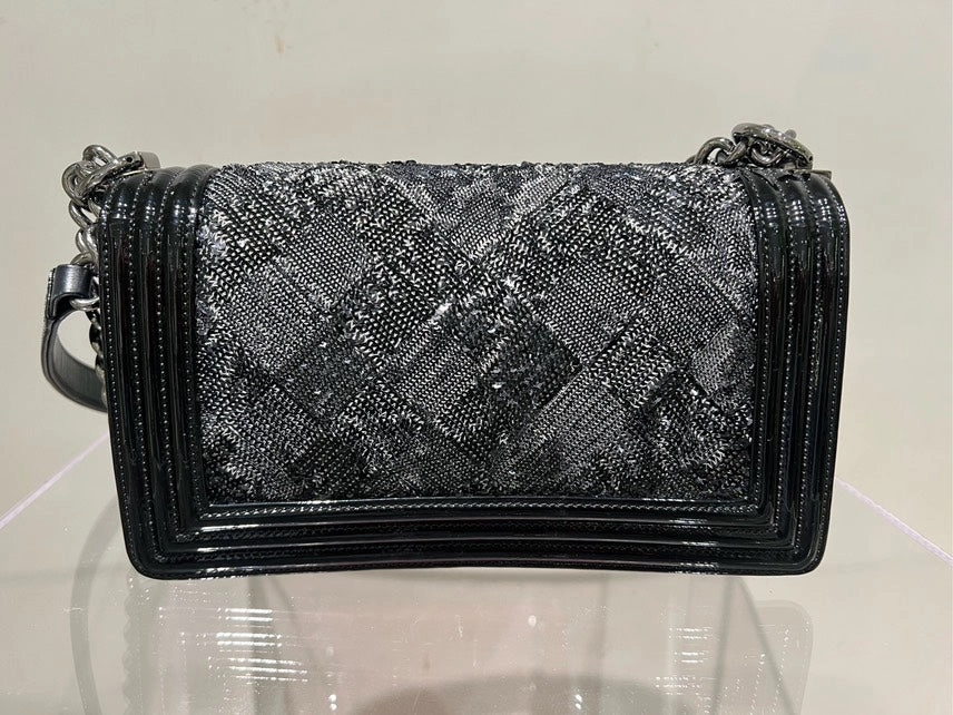 Chanel Leboy MM Black Shoulder Bag - Preloved Designer Handbag