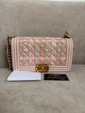 Chanel Limited Edition Quilted Pink Shoulder Bag