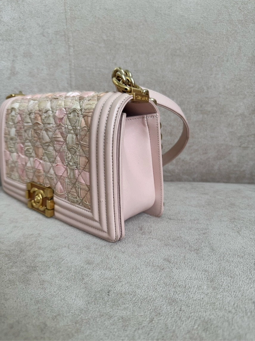 Chanel Limited Edition Quilted Pink Shoulder Bag