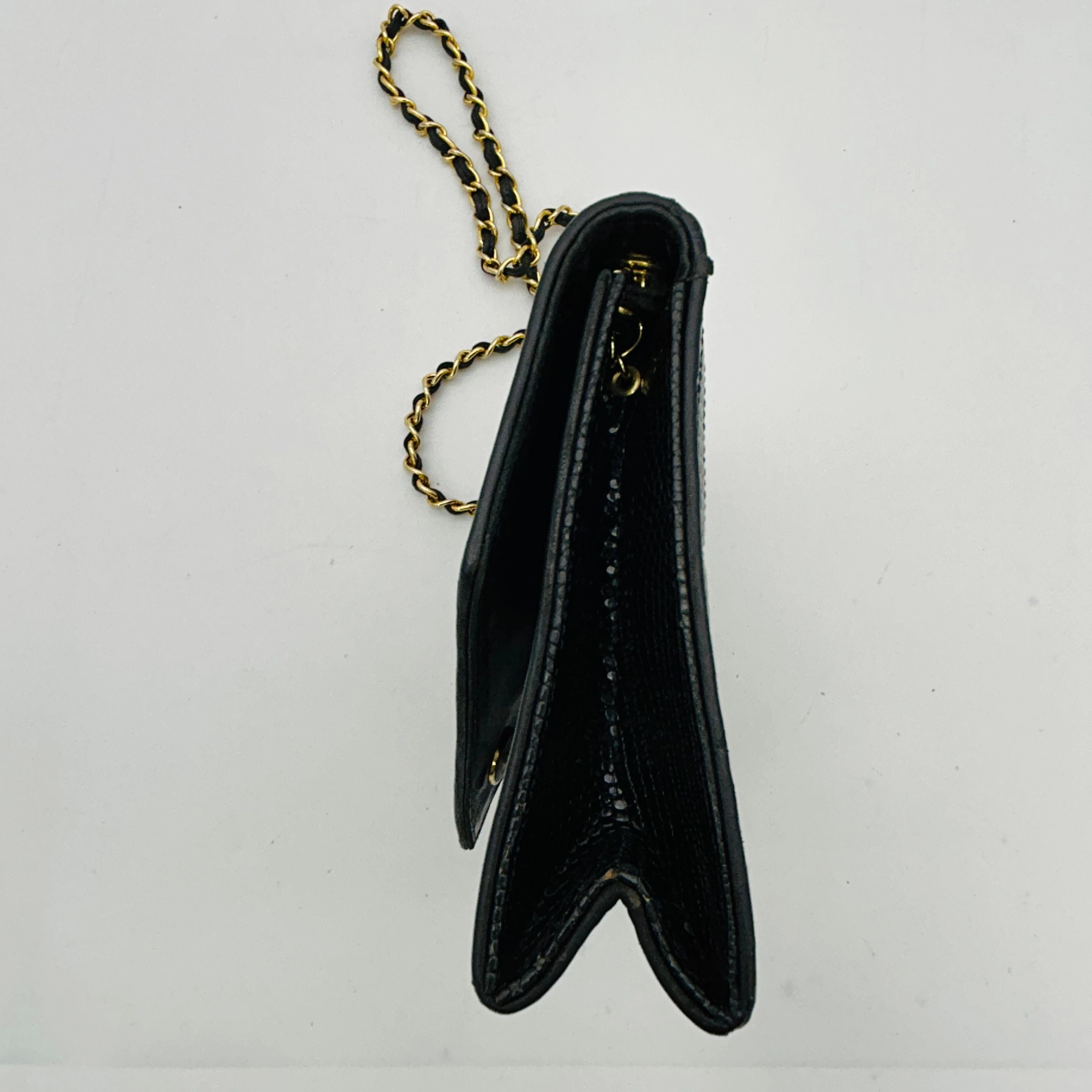 Chanel Lizard Chain Shoulder Bag WD242229