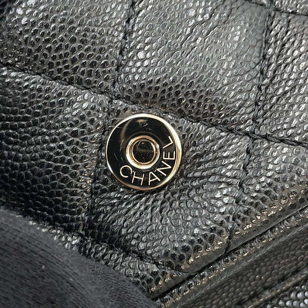 CHANEL Matelasse Backpack BlackAS4399 Caviar Leather Size Small