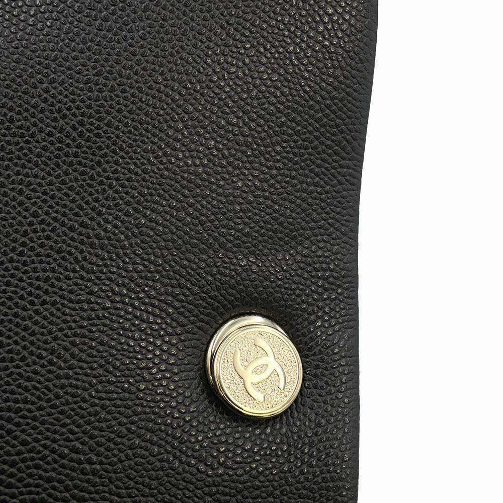 CHANEL Matelasse Backpack BlackAS4399 Caviar Leather Size Small