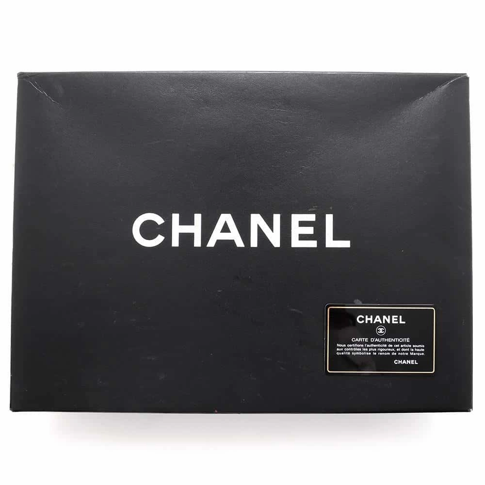 CHANEL Matelasse Single Flap ChainShoulder Bag Black Caviar Leather Size 30