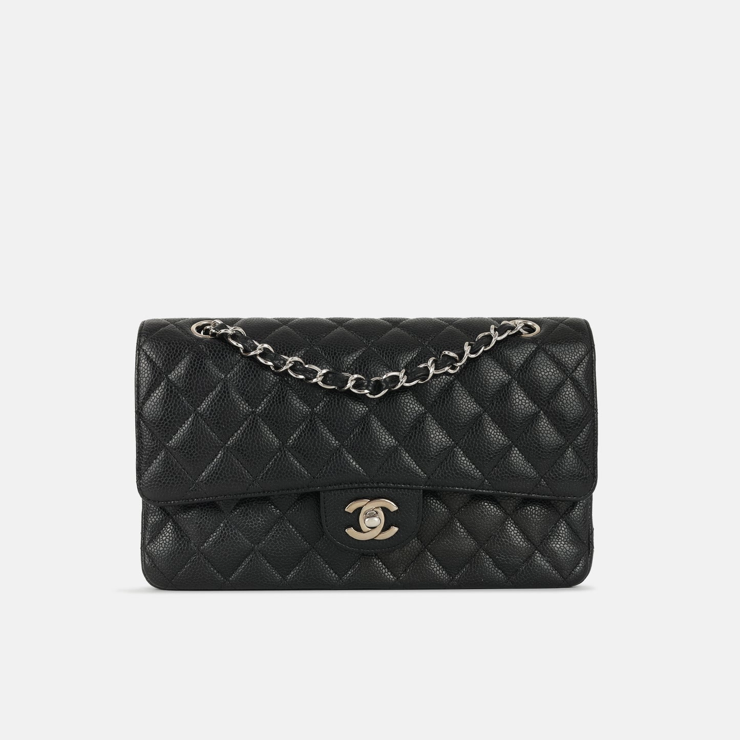 Chanel Medium Classic Flap Black Caviar SHW 2008