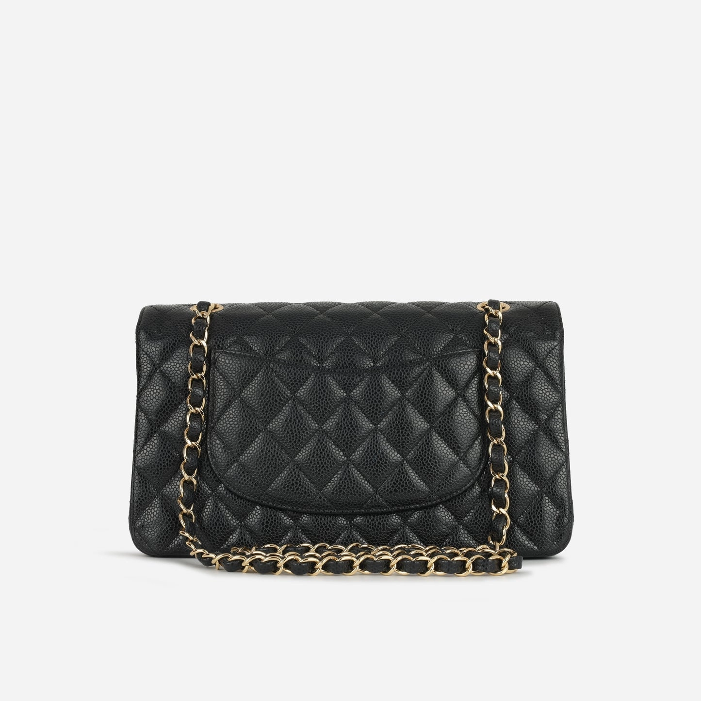 Chanel Medium Classic Flap Black Caviar SHW