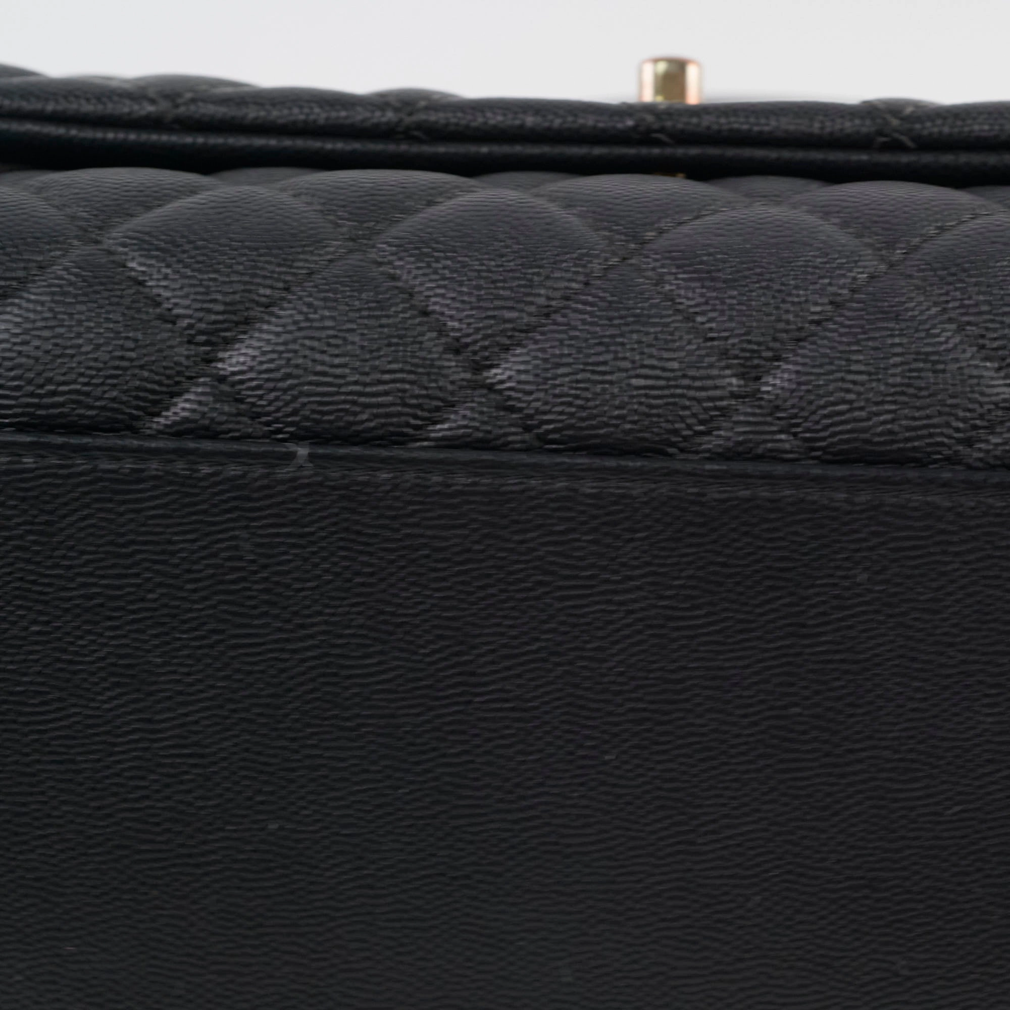 Chanel Medium COCO Handle Caviar Black