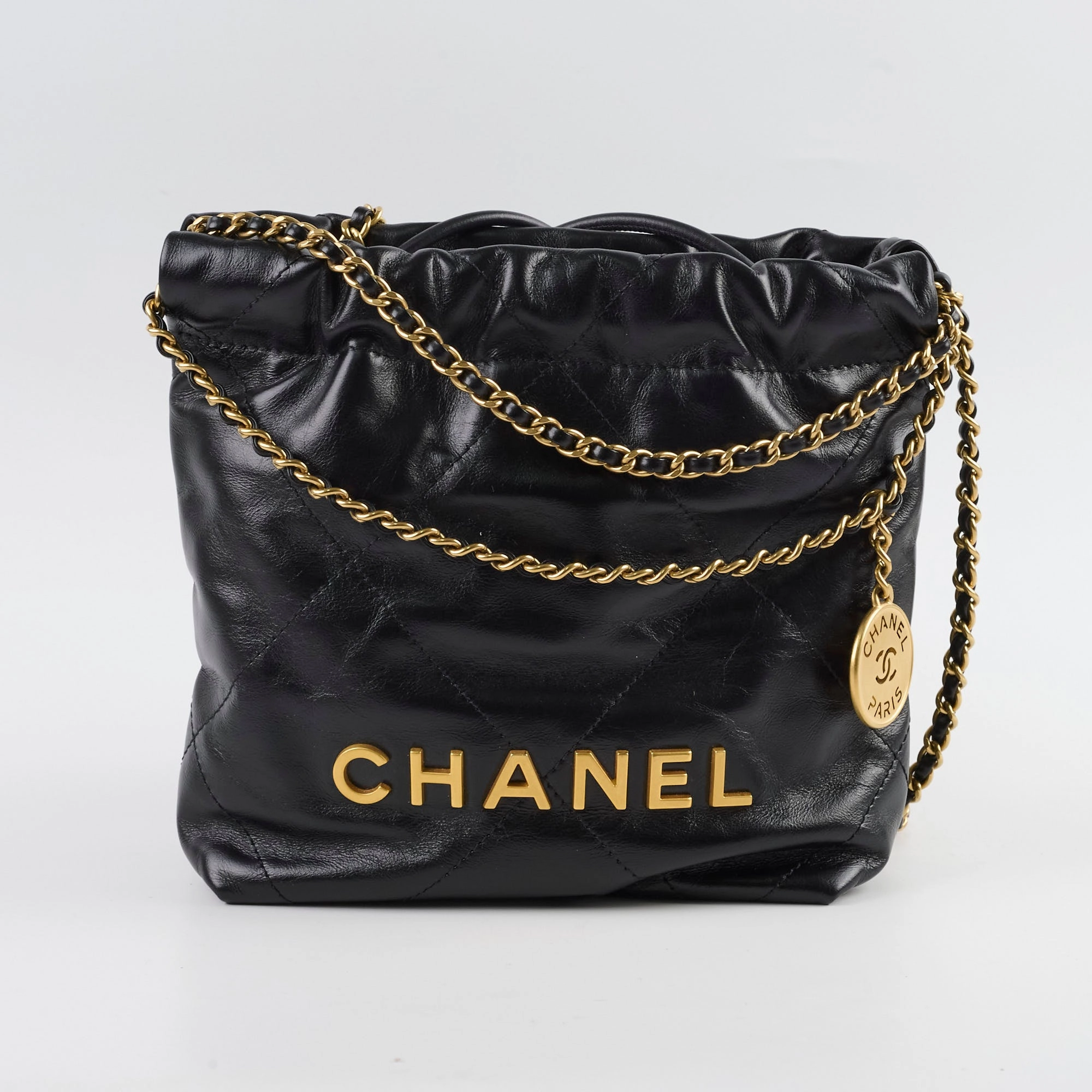 Chanel mini 22 Black (microchip)
