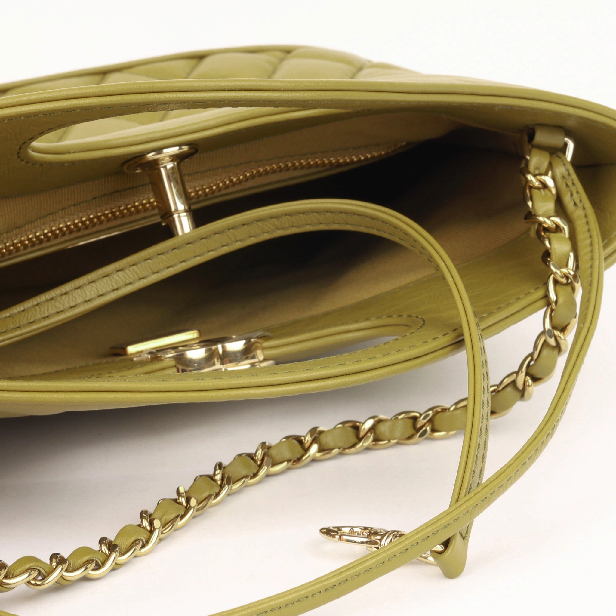 Chanel Mini 31 - Olive Green (NWT)