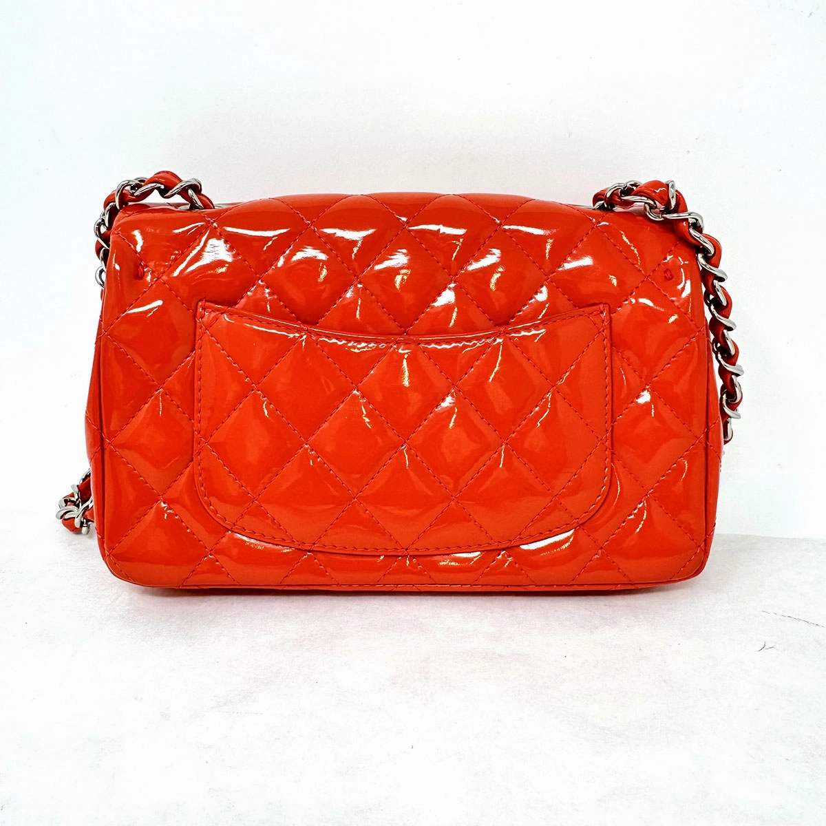Chanel Mini Classic Patent Leather Single Shoulder Bag