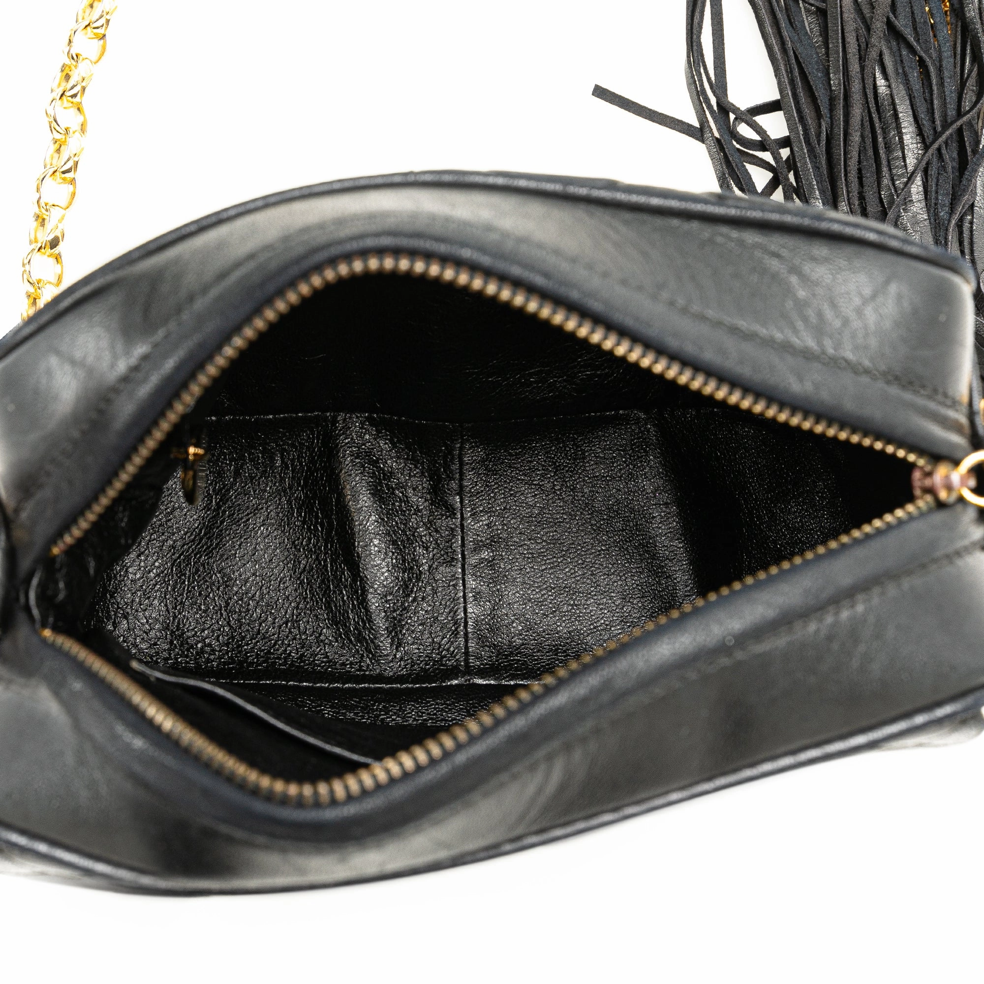 Chanel Mini Lambskin CC Tassel Camera Crossbody (20892)