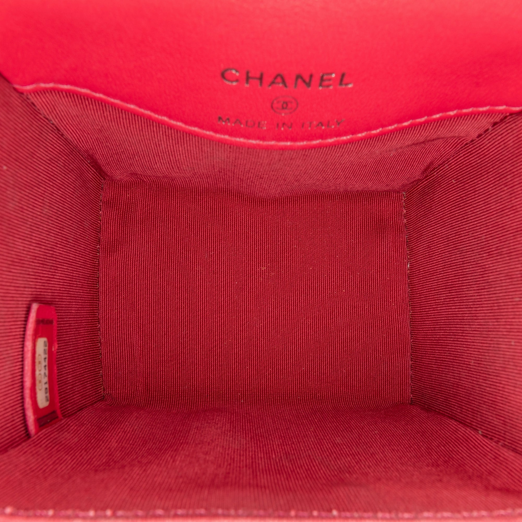 Chanel Mini Lambskin Trunk Like Crossbody (20781)