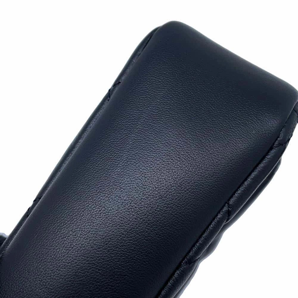 CHANEL Mini Matelasse Heart Bag CharmChainShoulder BlackAS3456 Lambskin