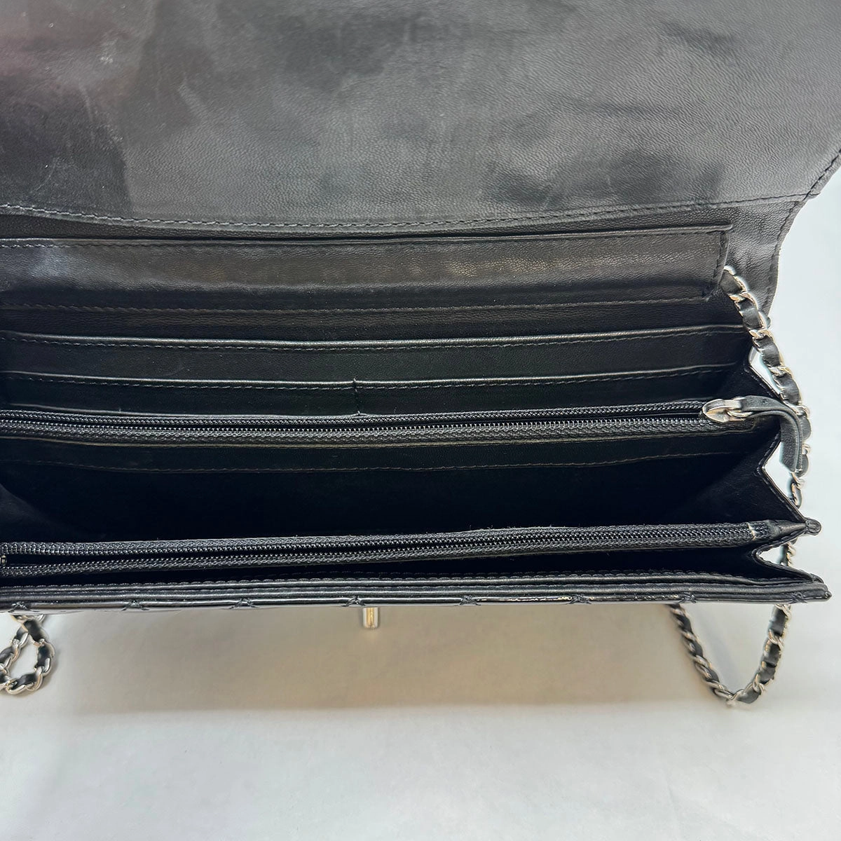 Chanel Patent Chocolate Bar Shoulder Bag