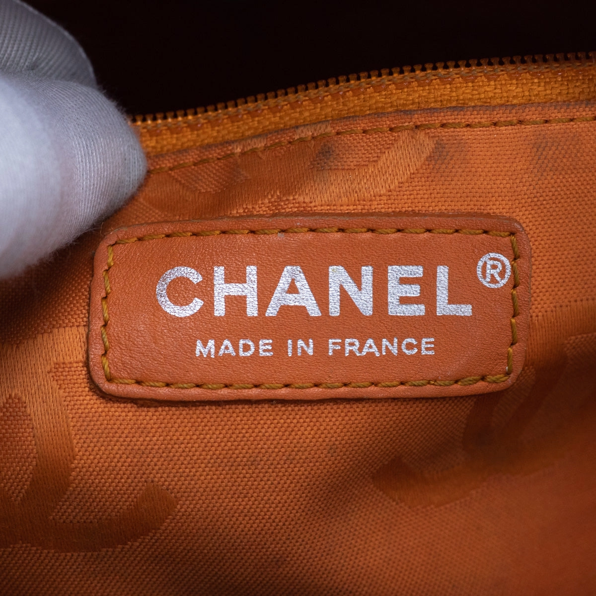 Chanel Quilted Calfskin Top handle Bag Beige