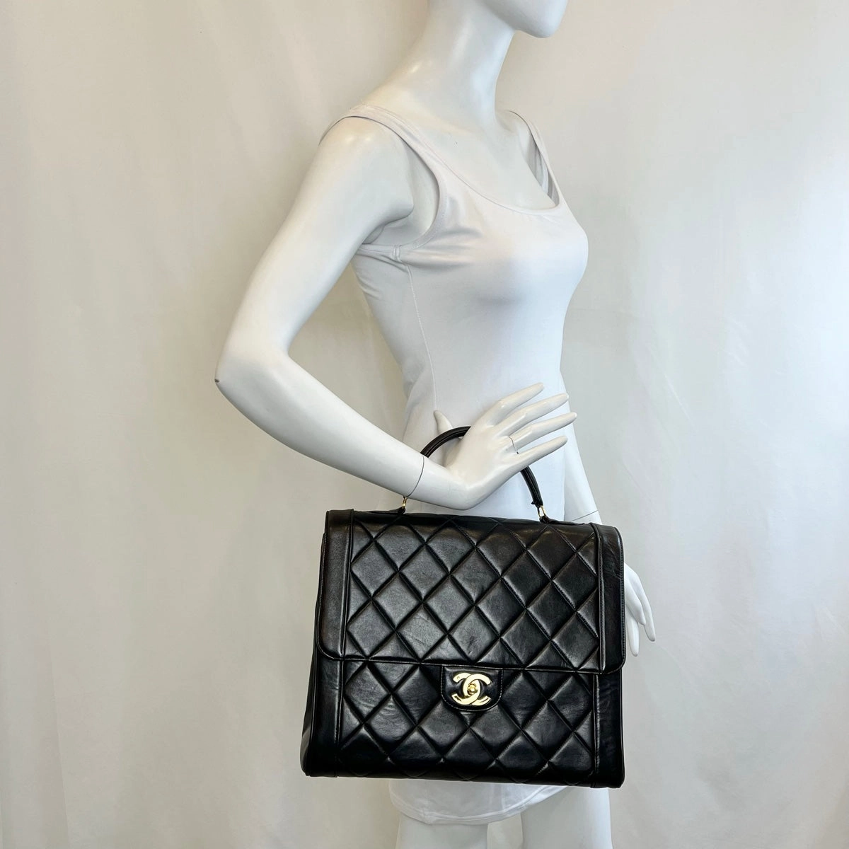 Chanel Quilted Handle Bag