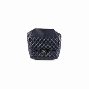 Chanel Seasonal Navy Lambskin Backpack