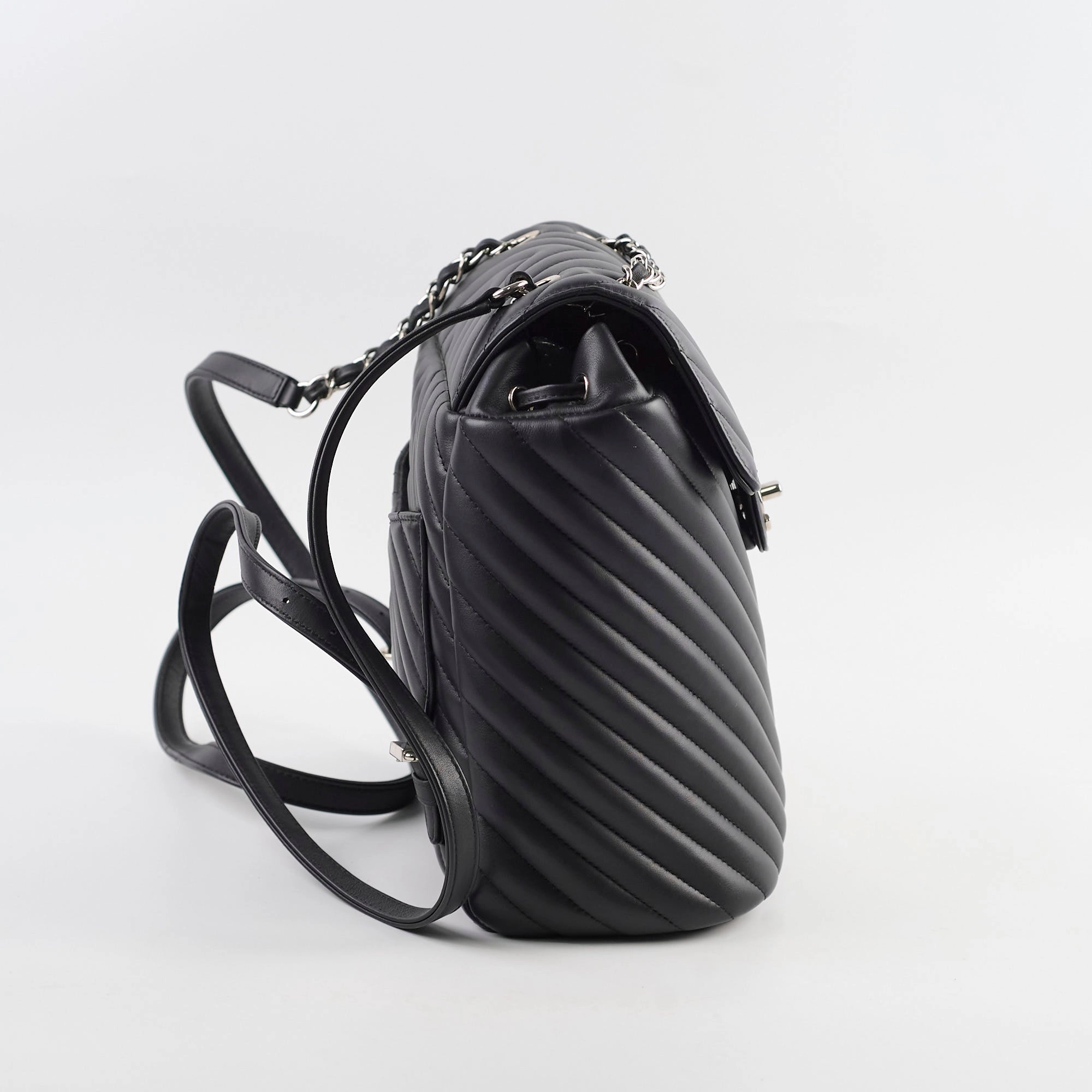 Chanel Small Chevron Urban Spirit Backpack