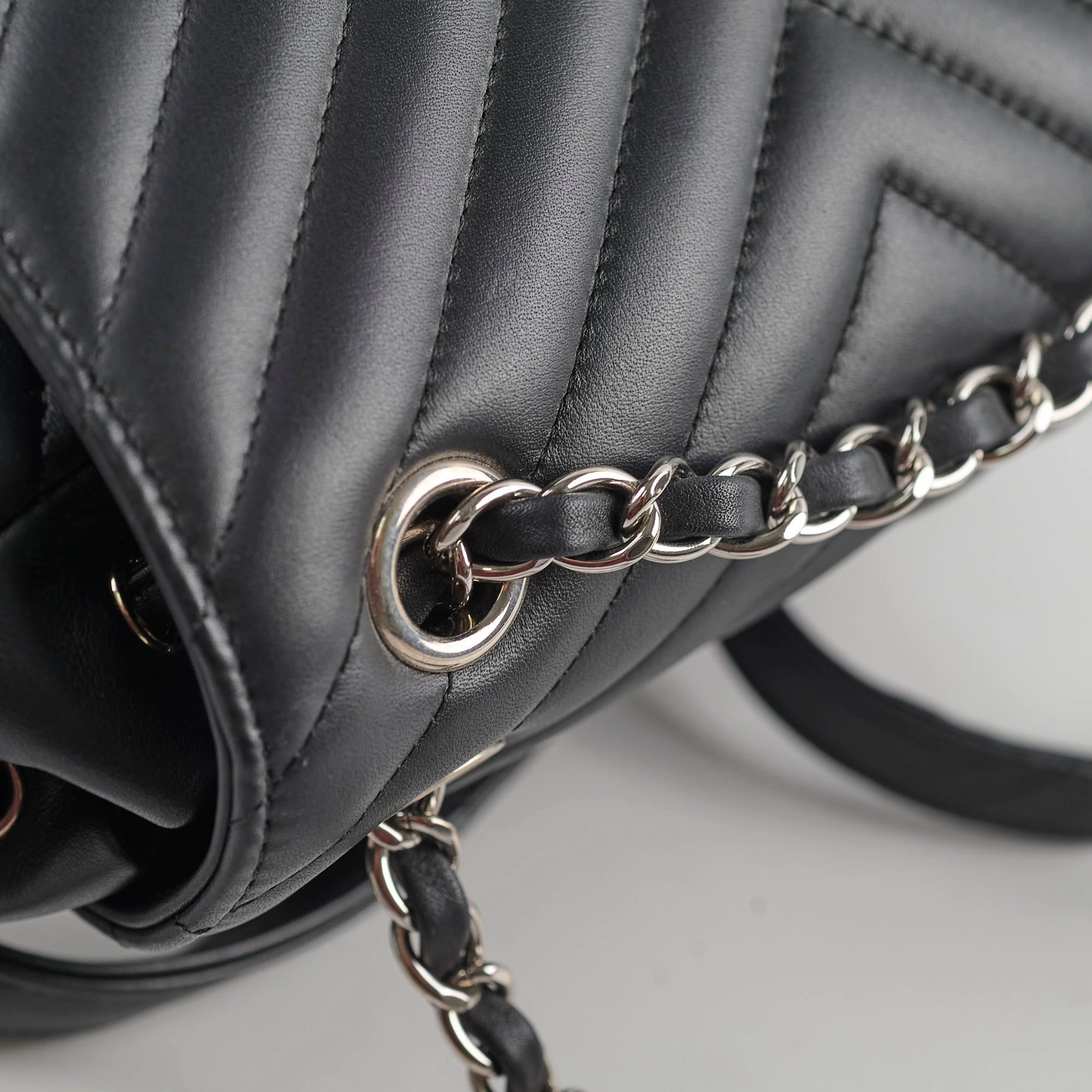 Chanel Small Chevron Urban Spirit Backpack
