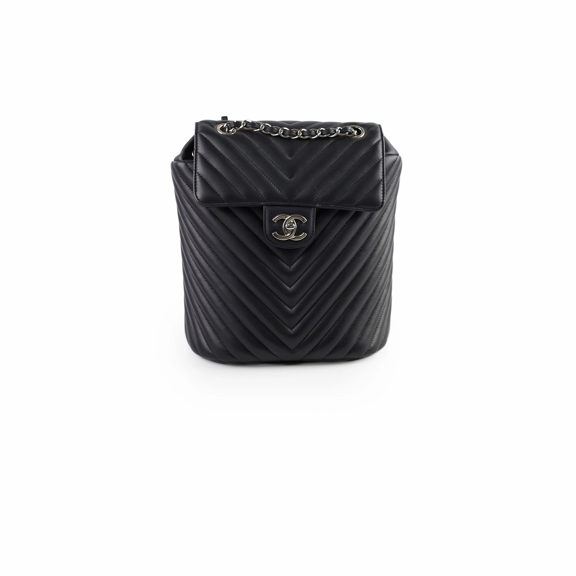 Chanel Small Chevron Urban Spirit Backpack
