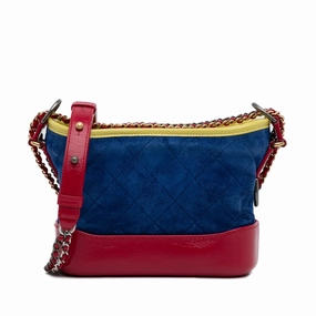 Chanel Small Gabrielle Suede Crossbody Bag