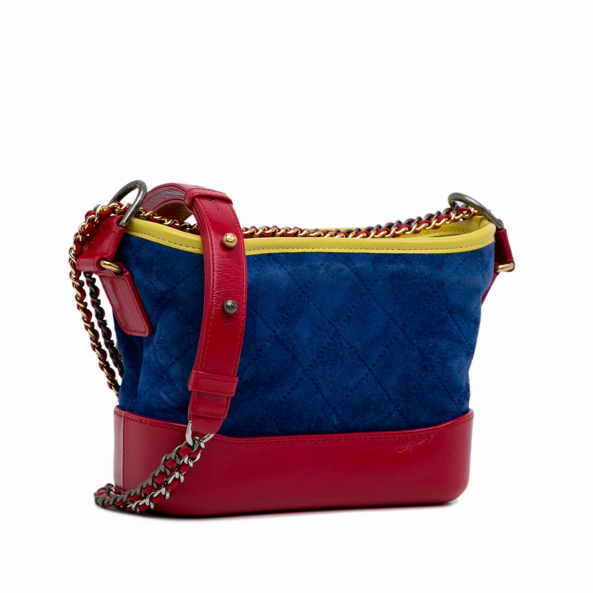 Chanel Small Gabrielle Suede Crossbody Bag