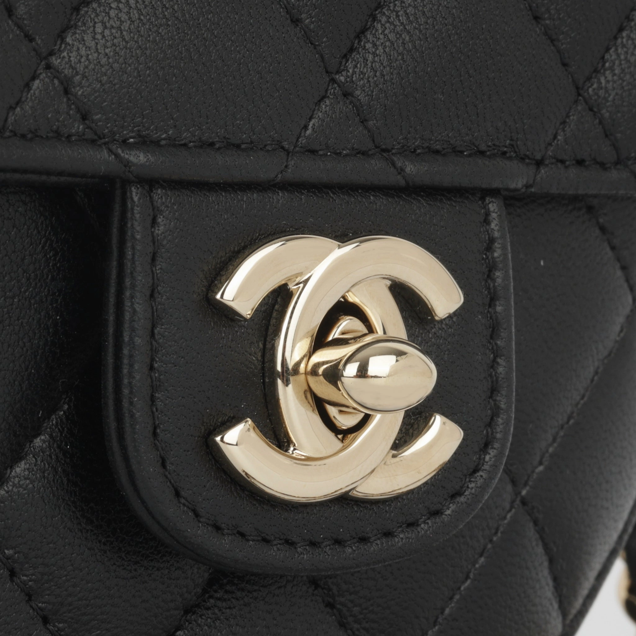 Chanel Small Heart Bag - Black