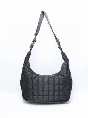 Chanel Sports Line Collection Black Hobo Crossbody Bag Adjustable Strap Very Good Condition