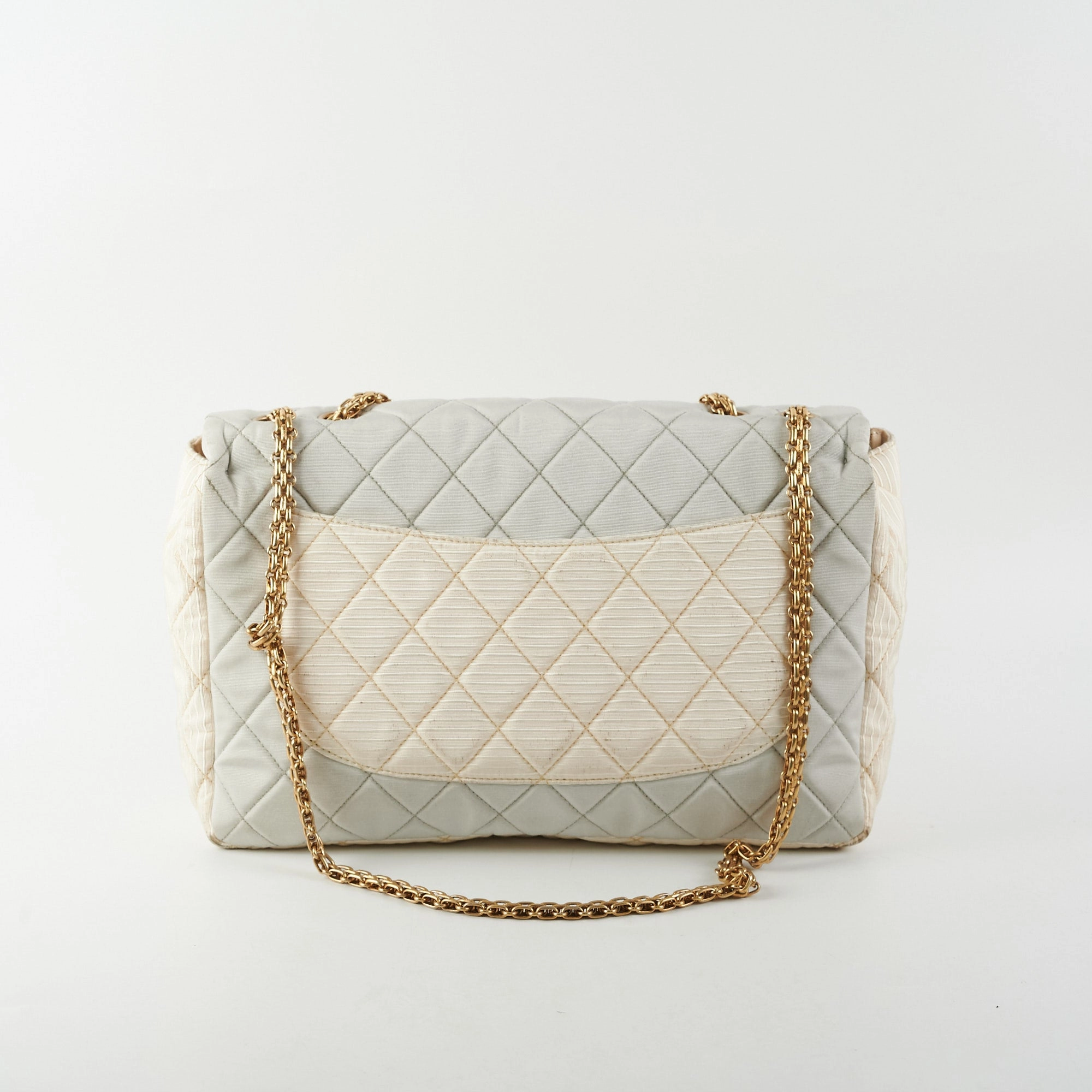 Chanel Tri-Color Microfiber Reissue Jumbo Flap Bag