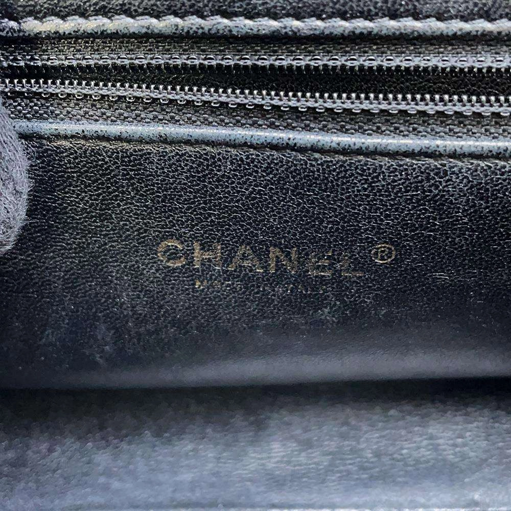 CHANEL V Stitch ChainShoulder BlackA57491 Leather