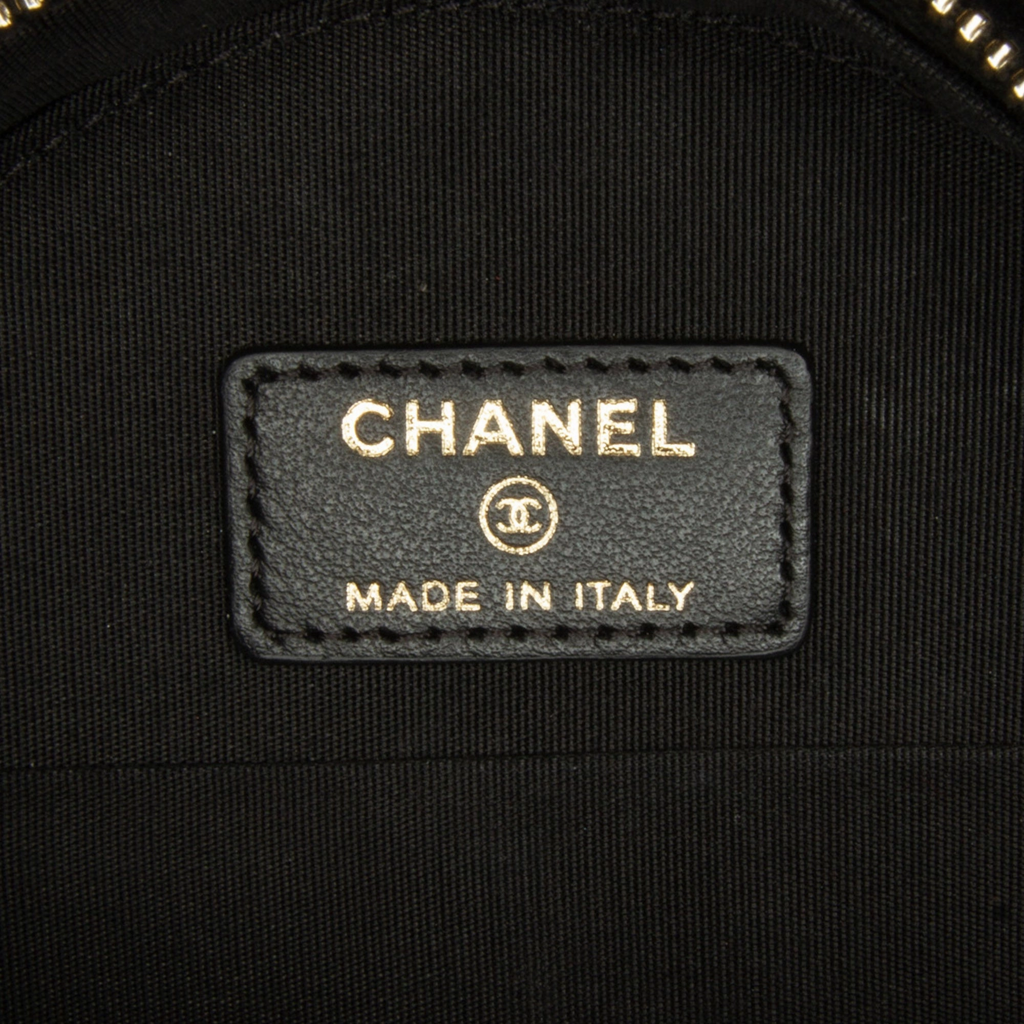 Chanel Velvet Pearl Sequin Round Crossbody
