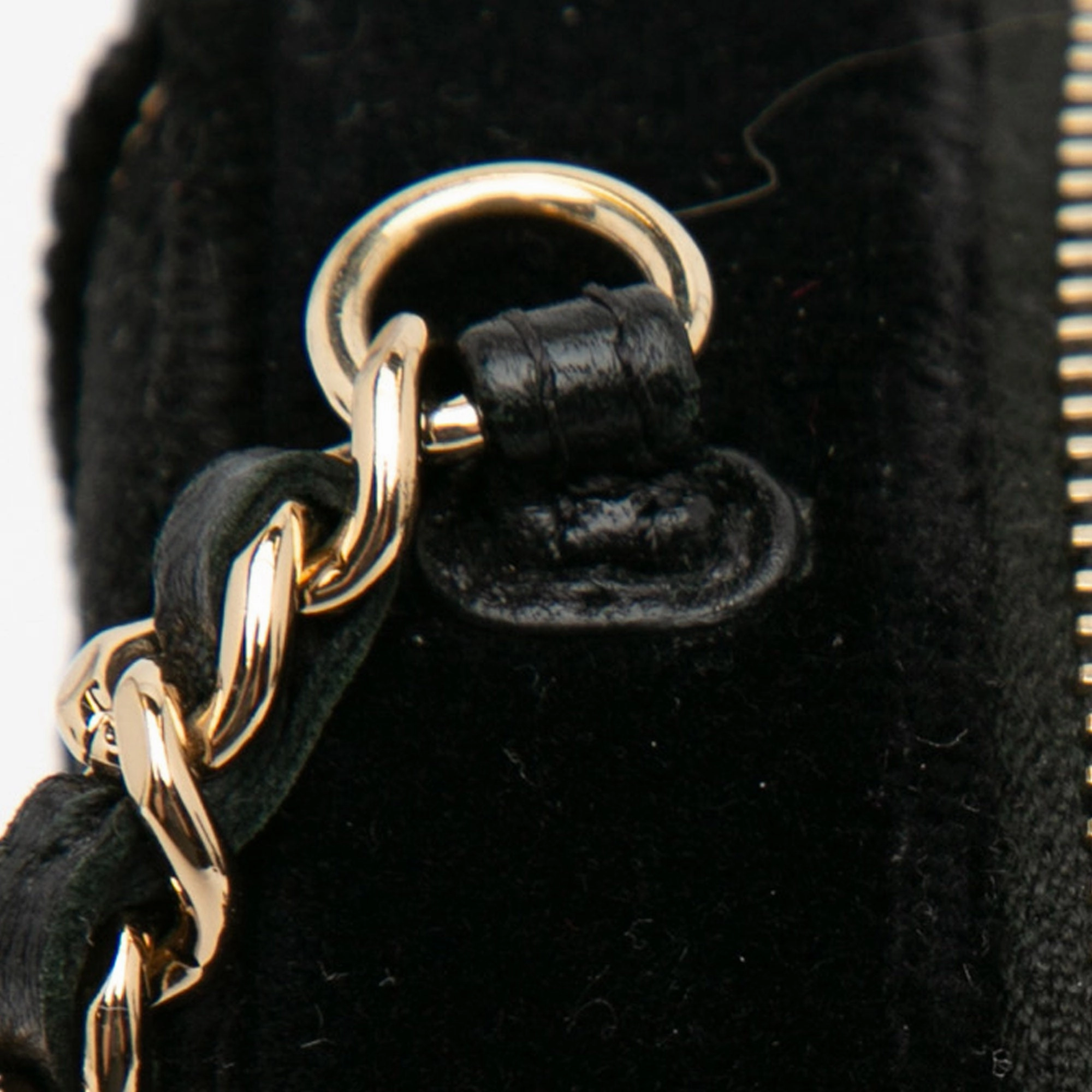 Chanel Velvet Pearl Sequin Round Crossbody