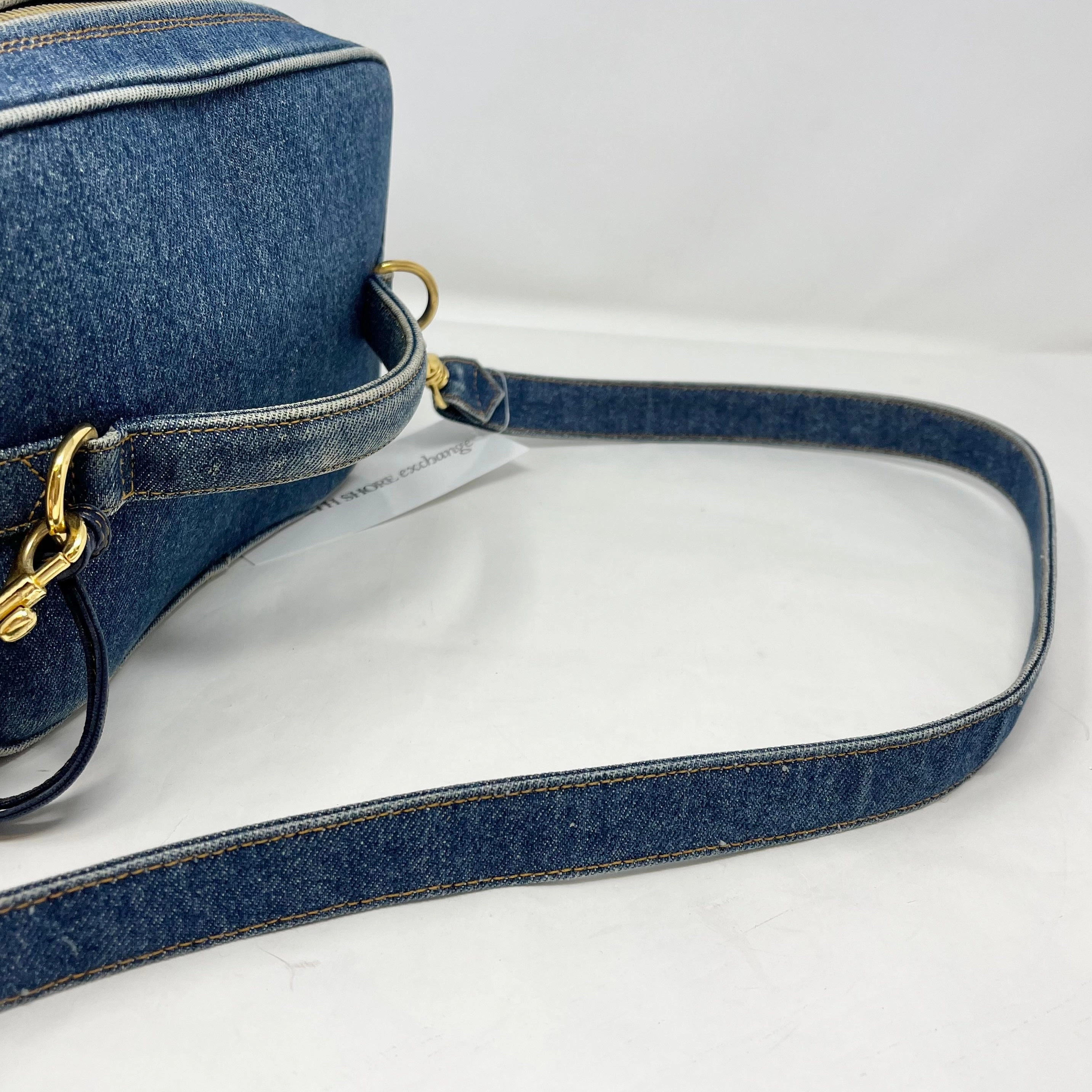 Chanel Vintage Denim CC Vanity Case
