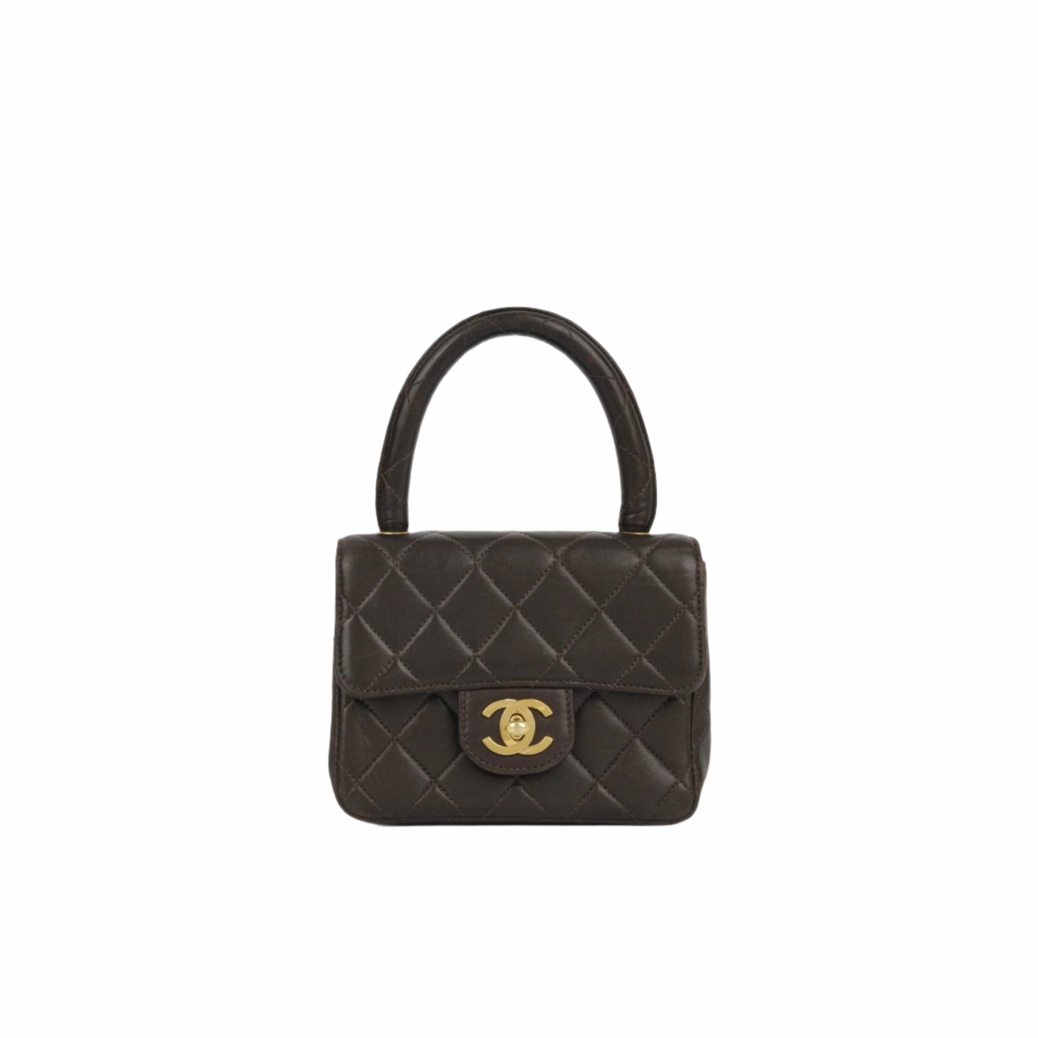 Chanel Vintage Micro Kelly Top Handle