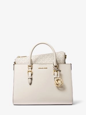 Charlotte Medium Saffiano Leather 2-in-1 Tote Bag