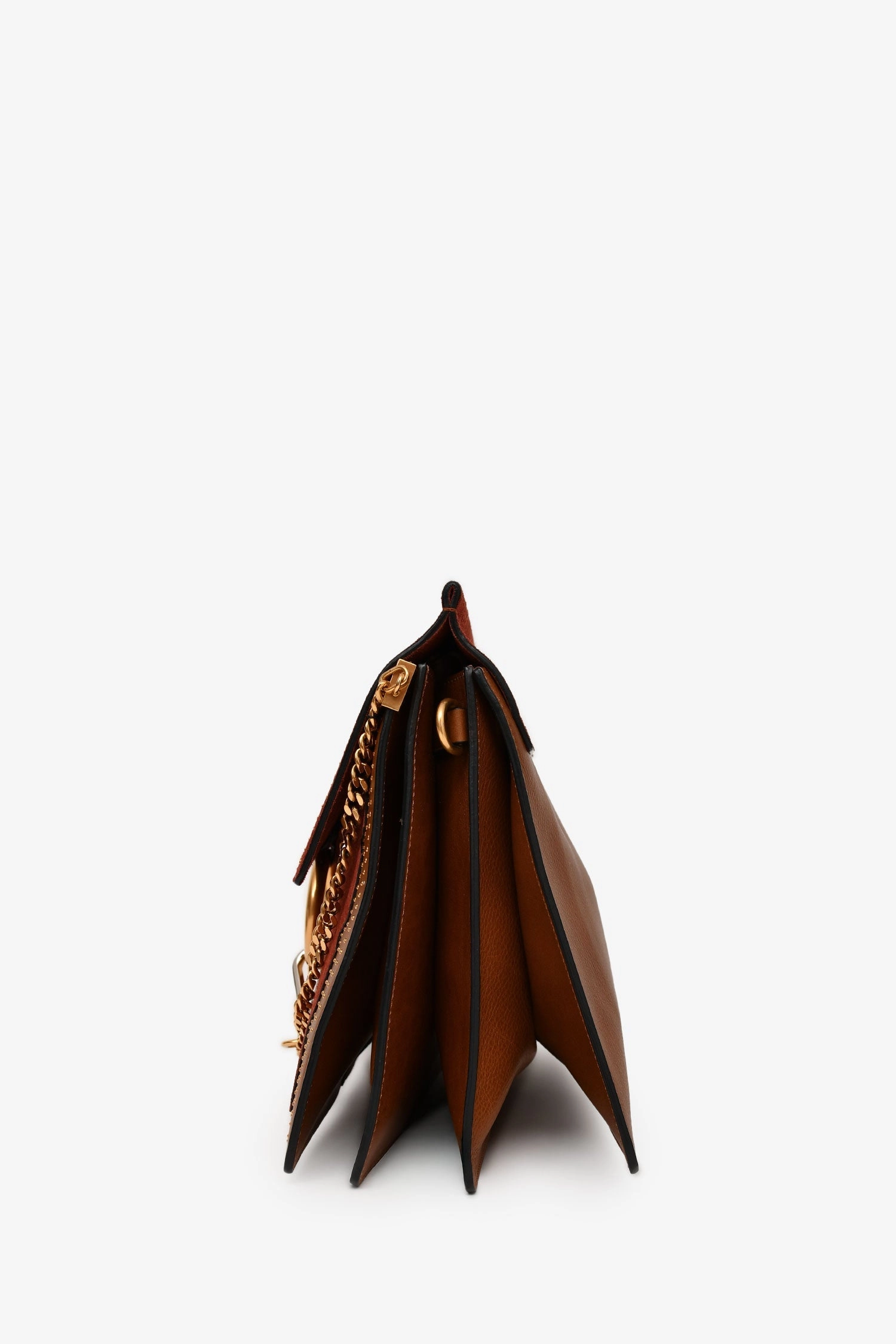 Chloe 2016 Burgundy/Brown Suede/Leather Faye Crossbody Bag