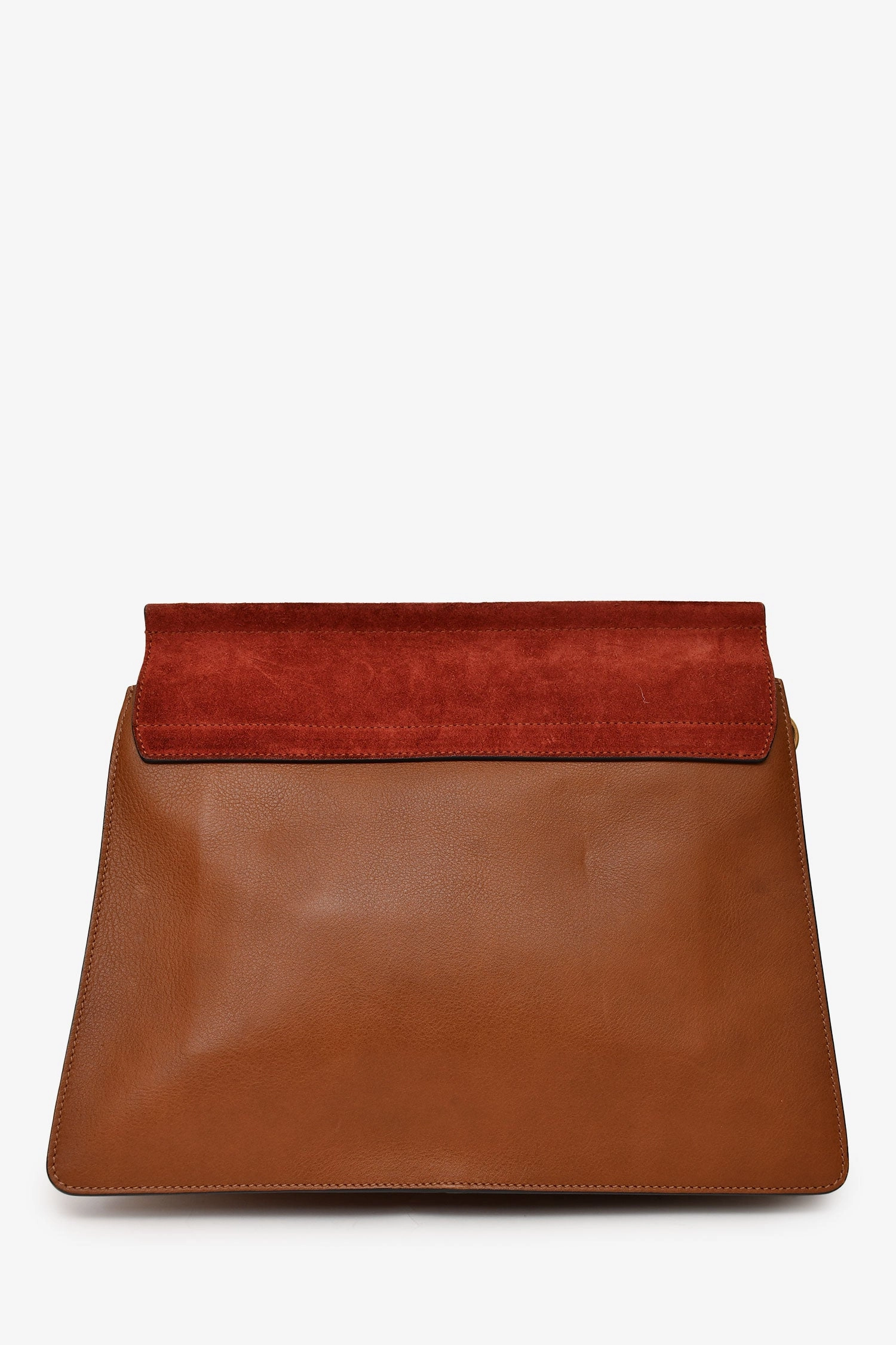 Chloe 2016 Burgundy/Brown Suede/Leather Faye Crossbody Bag
