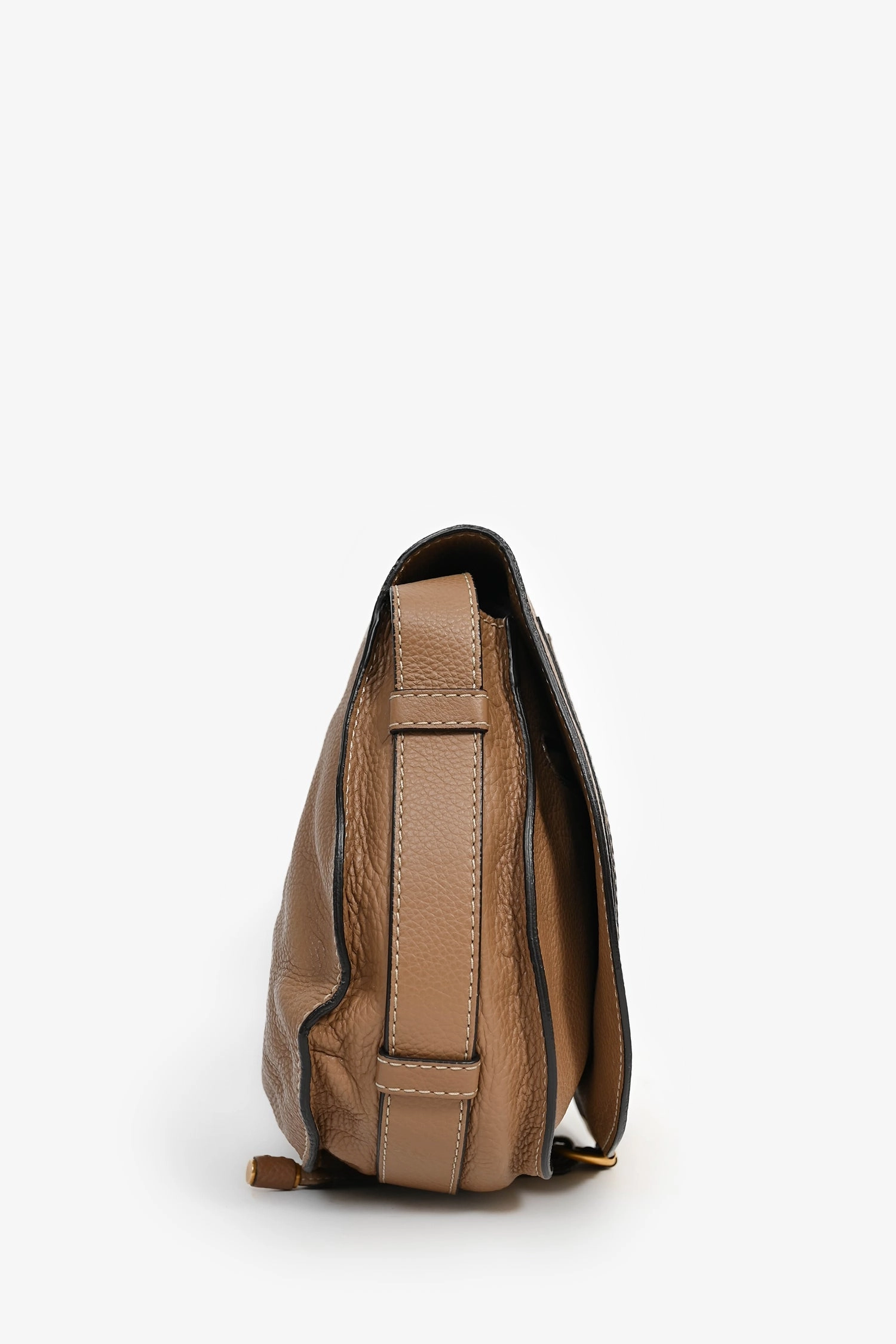 Chloe Brown Leather Medium Marcie Crossbody
