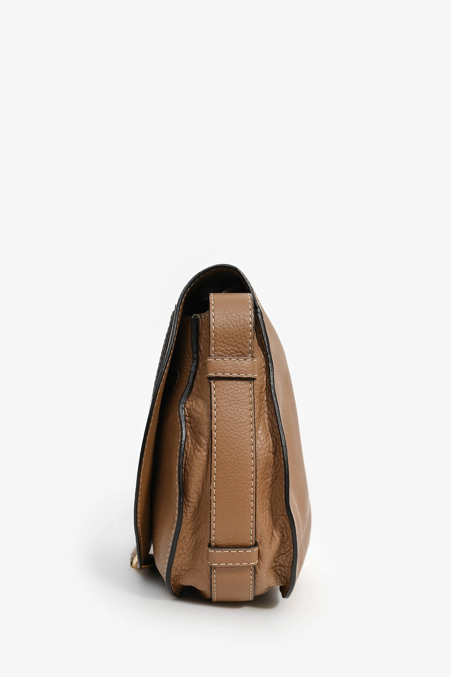 Chloe Brown Leather Medium Marcie Crossbody