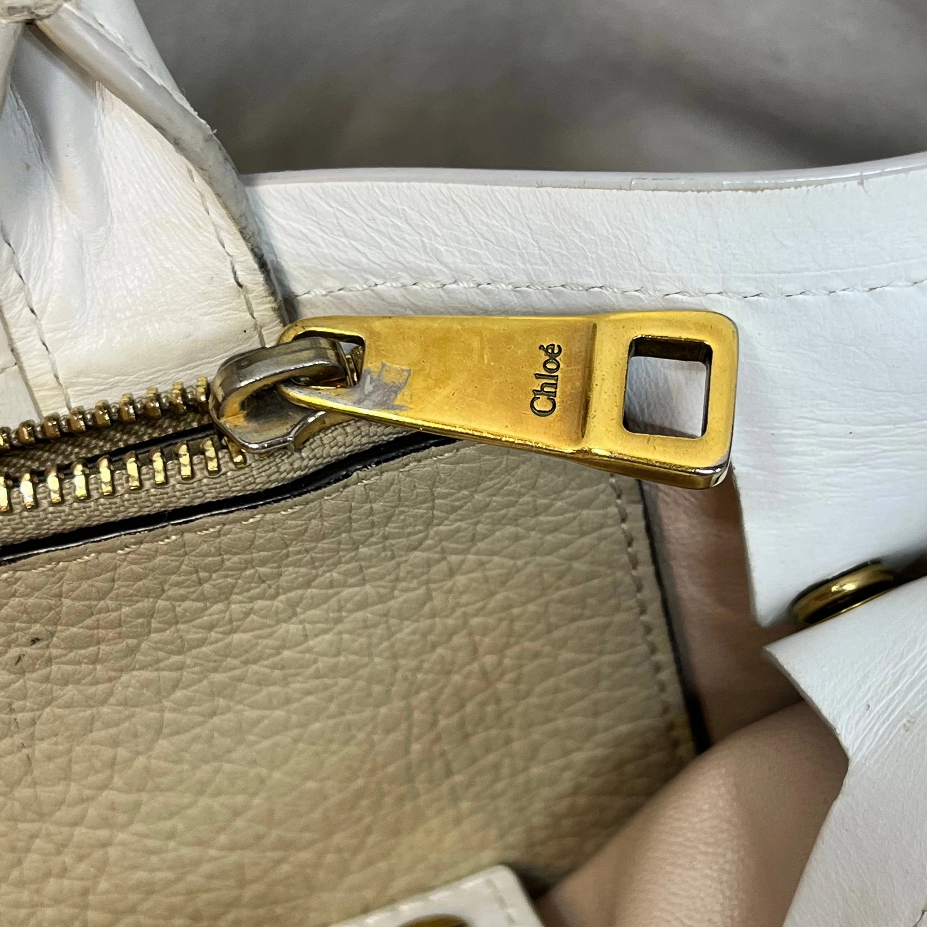 CHLOE Charlotte Leather Tote TS3994